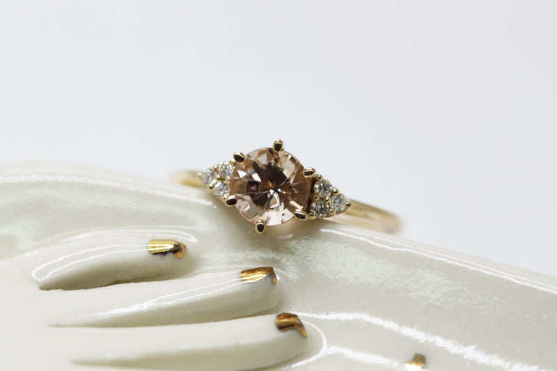 TALIA ring // Morganite 6 mm