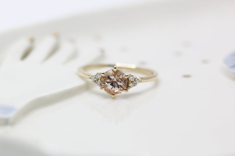 TALIA ring // Morganite 6 mm