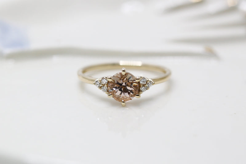 TALIA ring // Morganite 6 mm