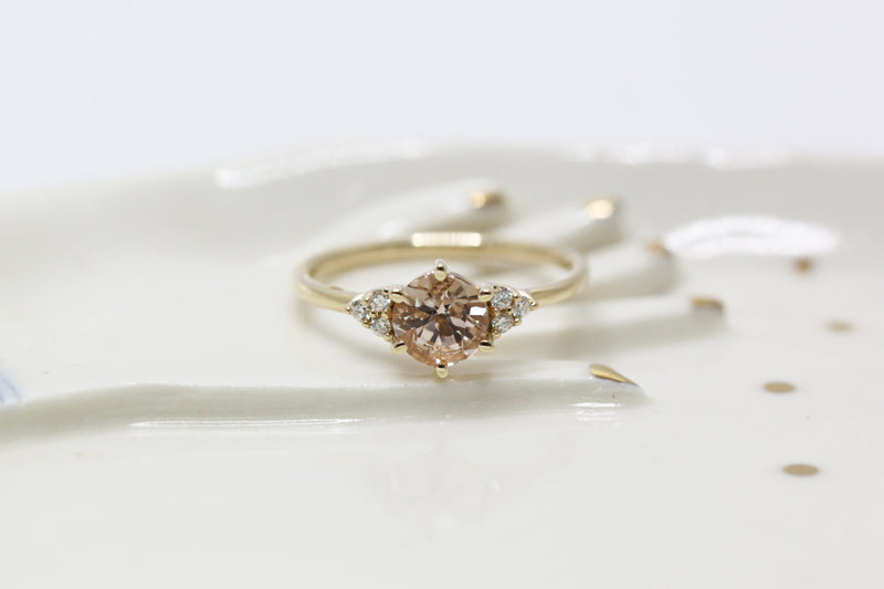 TALIA ring // Morganite 6 mm