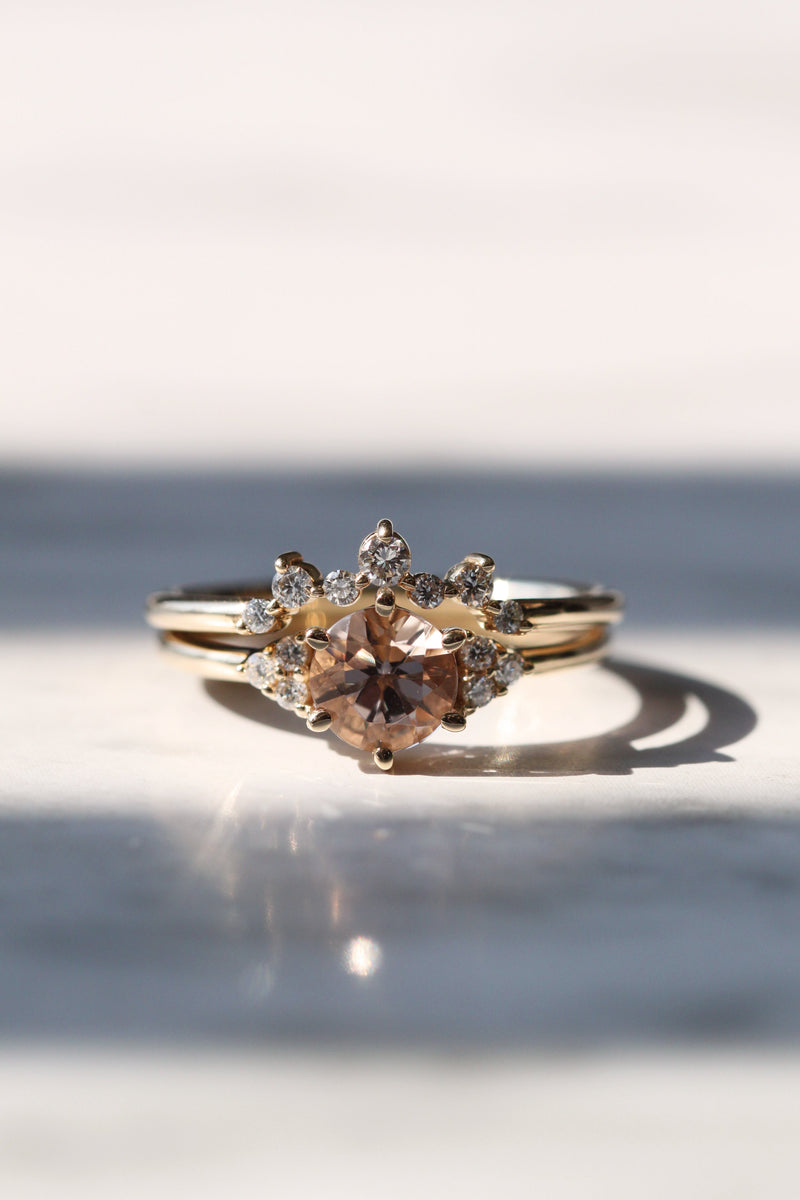TALIA ring // Morganite 6 mm