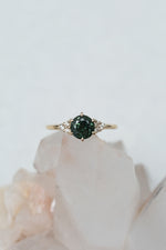 PRÊTE À PARTIR // Bague TALIA // Saphir Australien vert 1,20ct