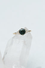 READY TO SHIP // TALIA Ring // Green Australian Sapphire 1.20ct