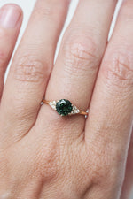 PRÊTE À PARTIR // Bague TALIA // Saphir Australien vert 1,20ct