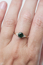 PRÊTE À PARTIR // Bague TALIA // Saphir Australien vert 1,20ct