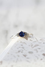 TALIA ring // Blue sapphire