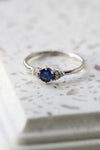 TALIA ring // Blue sapphire