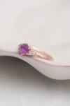 PRÊTE À PARTIR // Bague TALIA // Saphir mauve