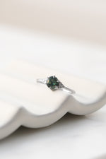 Bague TALIA // Saphir Australien vert 1,02ct