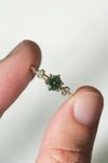 READY TO SHIP // ISABELA Ring // Green sapphire 0.81ct
