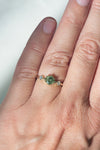 READY TO SHIP // ISABELA Ring // Green sapphire 0.81ct