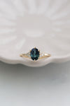 ISLA Ring // Teal Sapphire 1ct