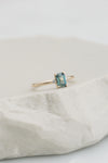 READY TO GO // LEA Ring // Teal Sapphire