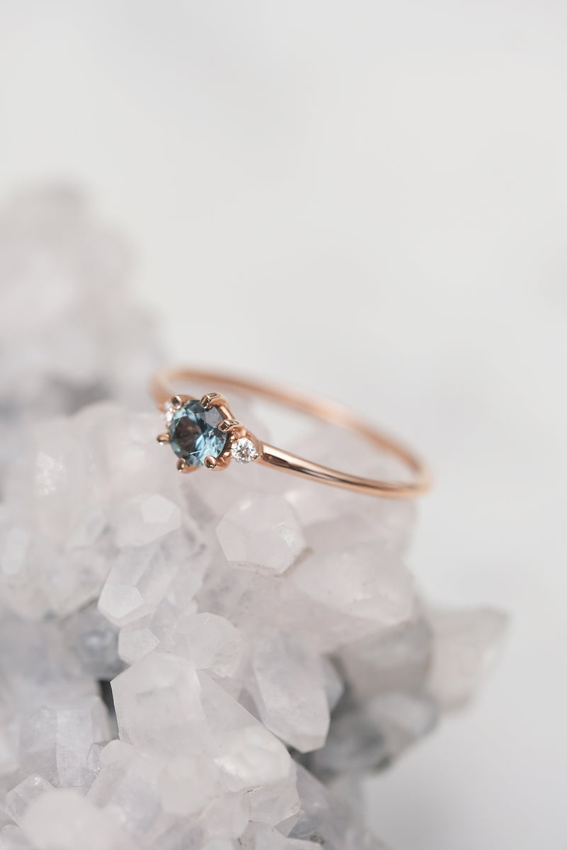 LIV Ring // Sapphire Teal