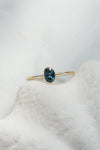 MILA Ring // Teal Sapphire