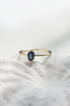 MILA Ring // Teal Sapphire