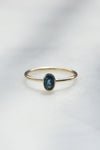 MILA Ring // Teal Sapphire