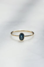 MILA Ring // Teal Sapphire