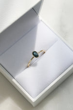 MILA Ring // Teal Sapphire