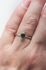 MILA Ring // Teal Sapphire