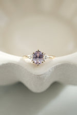 READY TO SHIP // ORIANE ring // Lilac sapphire 1.31ct