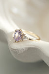 READY TO SHIP // ORIANE ring // Lilac sapphire 1.31ct