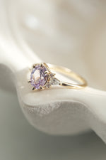READY TO SHIP // ORIANE ring // Lilac sapphire 1.31ct