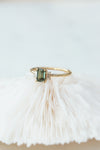 READY TO SHIP // RHYA Ring // Green Sapphire