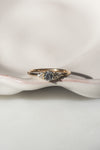 READY TO SHIP // TALIA Ring // Salt and pepper gray diamond 0.35ct