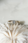 READY TO SHIP // TALIA Ring // Pale gray salt and pepper diamond 0.50ct