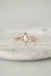 PRÊTE À PARTIR // Bague LIVIA // Diamant champagne 0,55ct