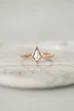 PRÊTE À PARTIR // Bague LIVIA // Diamant champagne 0,55ct