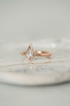 PRÊTE À PARTIR // Bague LIVIA // Diamant champagne 0,55ct