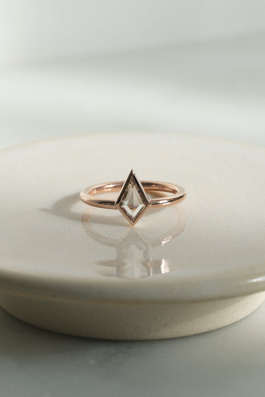 PRÊTE À PARTIR // Bague LIVIA // Diamant champagne 0,55ct