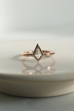 PRÊTE À PARTIR // Bague LIVIA // Diamant champagne 0,55ct