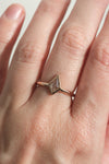 PRÊTE À PARTIR // Bague LIVIA // Diamant champagne 0,55ct