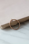 Bague ROMANE // Saphir poire Australien