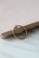Bague ROMANE // Saphir poire Australien