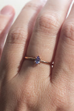 SAMPLE // Pear tanzanite ring