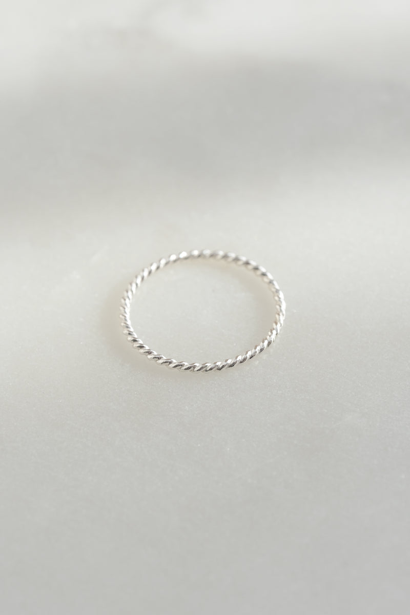 ÉCHANTILLON // Bague torsadée // Argent