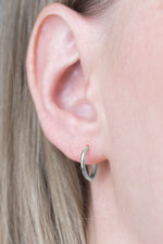 Hoop earrings // 12 mm // Silver
