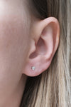 ÉCHANTILLON // Boucles d'oreilles Diamants