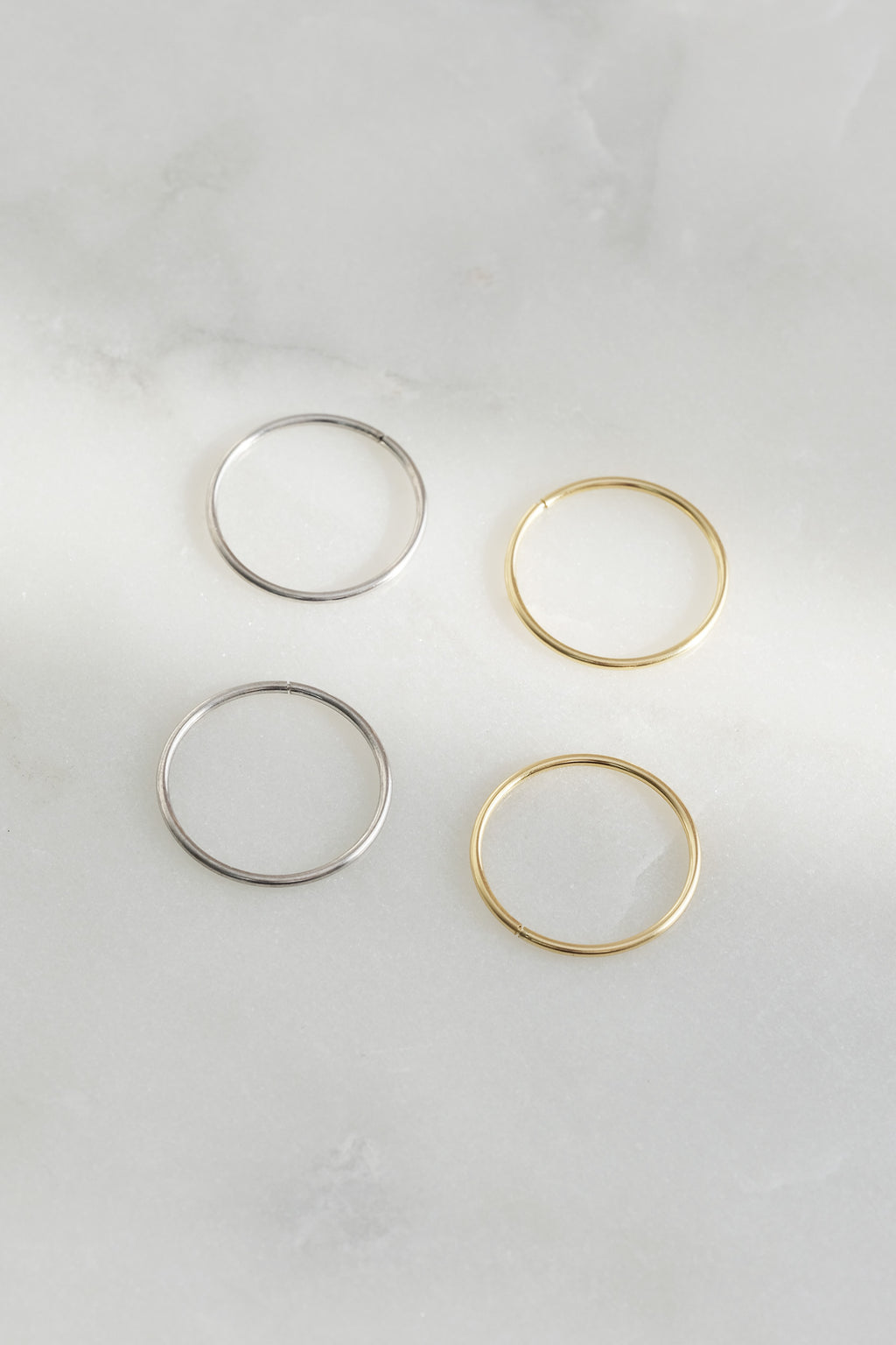 SAMPLE // 10k gold hoops