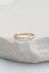 CHARLIE 2 mm band // 7x diamonds