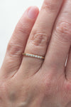 CHARLIE 2 mm band // 7x diamonds