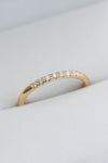 CHARLIE 2 mm band // 7x diamonds