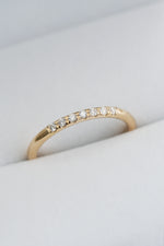 CHARLIE 2 mm band // 7x diamonds