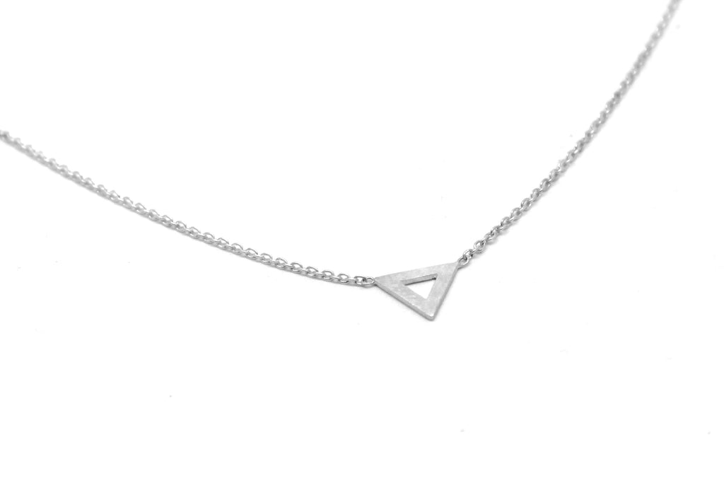 LAST CHANCE // Triangle necklace // Silver