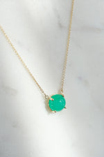 SAMPLE // Chrysoprase Necklace