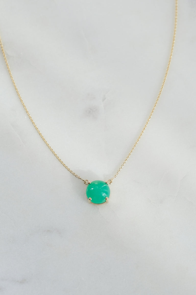 SAMPLE // Chrysoprase Necklace